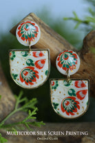 Silk Screen Printing Technique Polymer Clay Jewellery Class