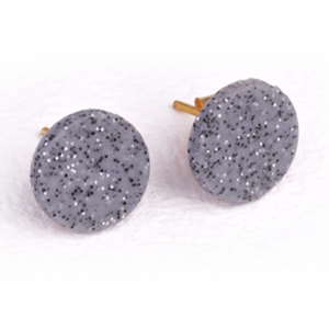 Polymer Clay Granite Stone Stud