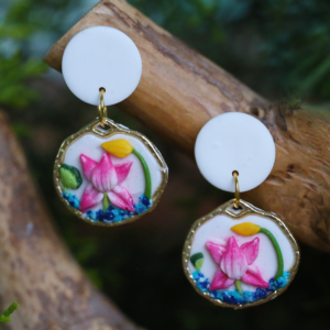 Lotus Mini Earrings