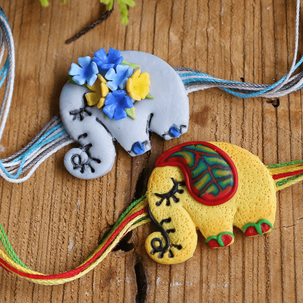 Cute Elephant Rakhi for kids online