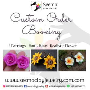 Custom Handmade Flower Jewelry